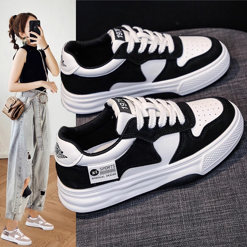 Vans Shoes Old Skool - 女性の春秋の新しい厚底カジュアルスポーツシューズ女子学生向けシンプルで快適な多用途ボードシューズ