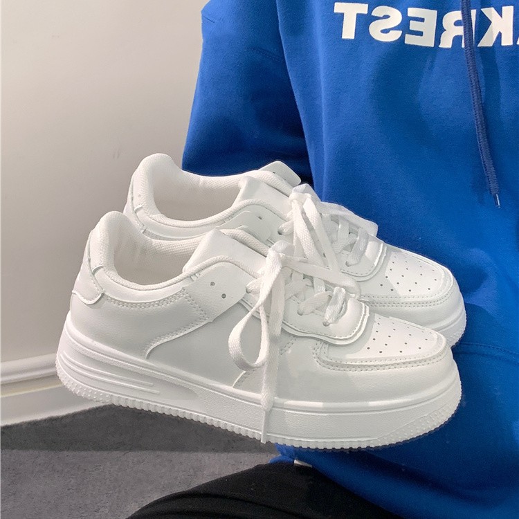 Vans Shoes Old Skool - レディース プラットフォーム ホワイトスニーカー 軽量で快適な通気性のあるカジュアルウォーキングシューズ 日常の屋外着用に最適