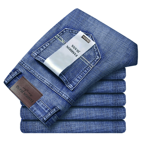 Levis Jeans 501 - 春夏定番ポケット付きメンズストレート細身ジーンズ綿混弾性ミドルウエストビジネスカジュアル軽量パンツ