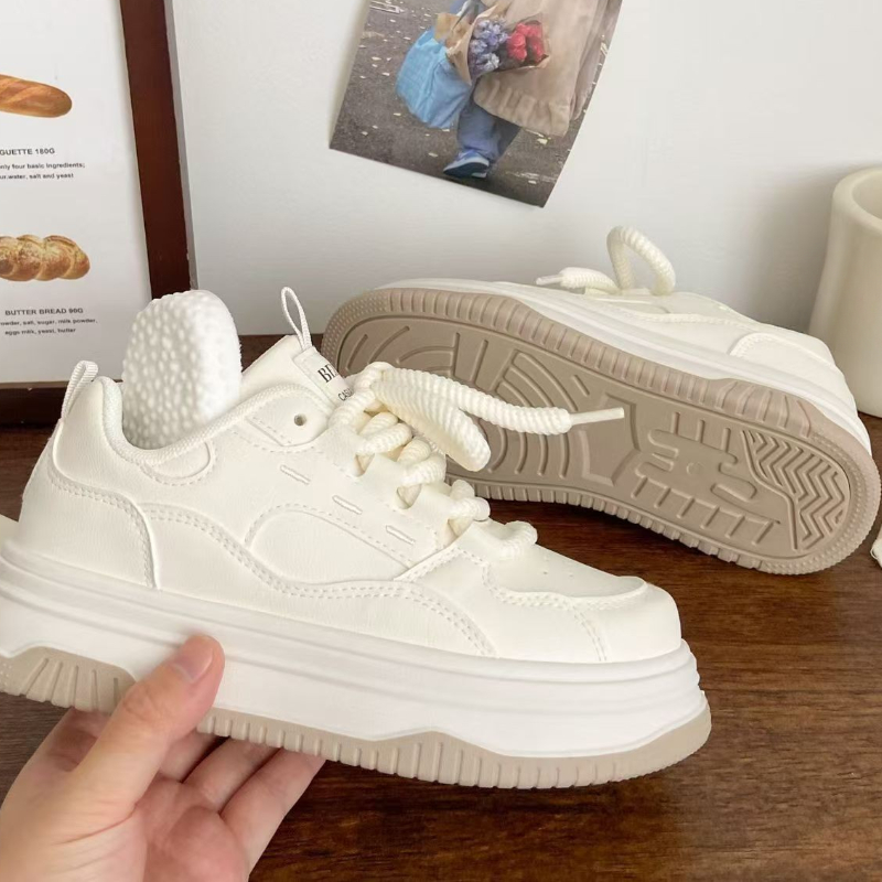 ラウンドトゥレースアップカジュアルホワイト厚底加硫靴季節の新 - Vans Shoes Old Skool のレビューと価格