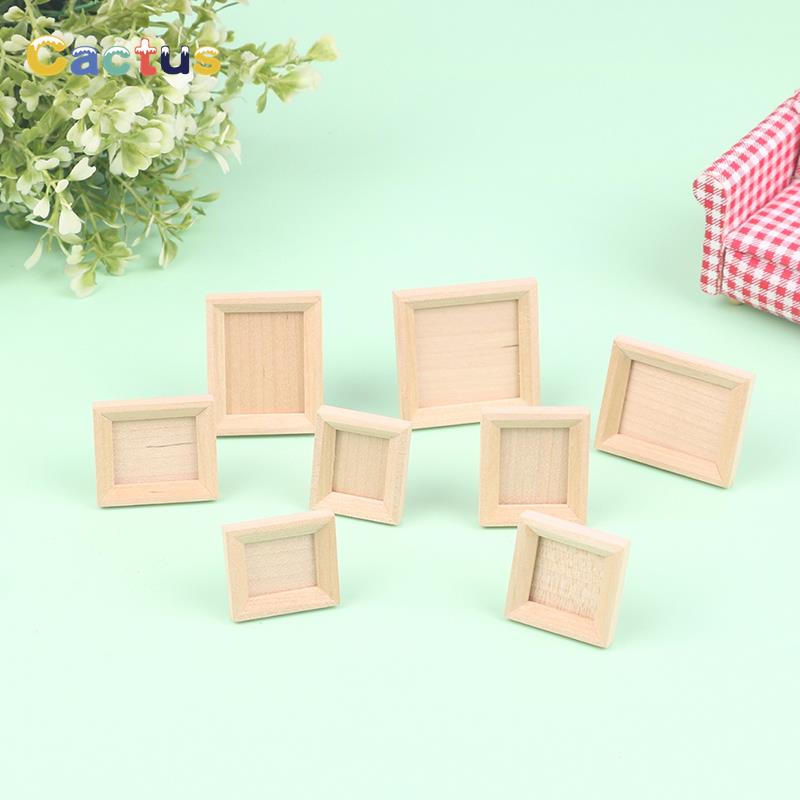 ドールハウス装飾フレーム,ミニチュア木製フォトフレーム,シミ - Engraved Wood Frame のレビューと価格