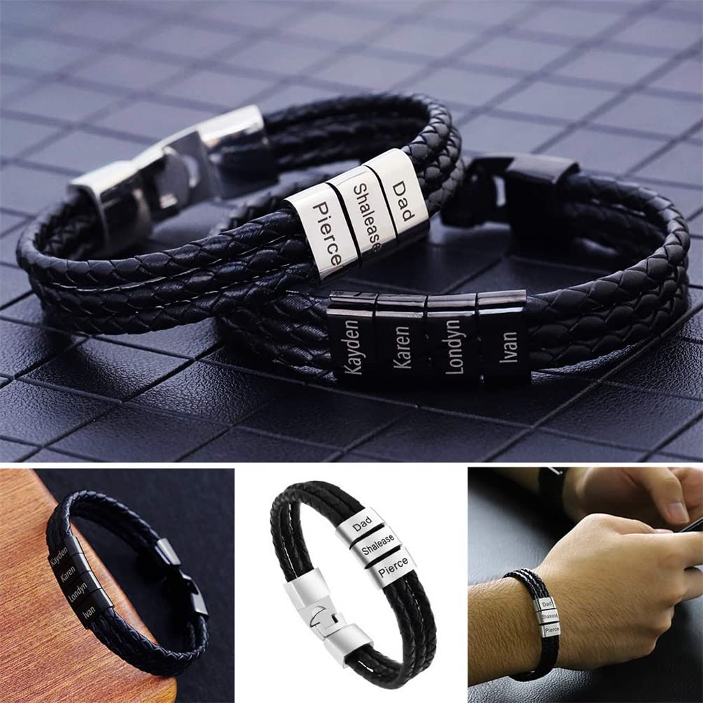 カスタム男性ブレスレット名前刻印ブレスレット男性用 Pers - Coordinates Bracelet のレビューと価格